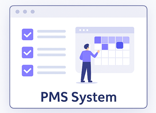 PMS System mockup